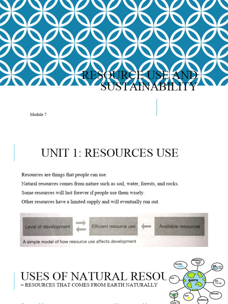 Resource Use and Sustainability | PDF | Agriculture | Intensive Farming