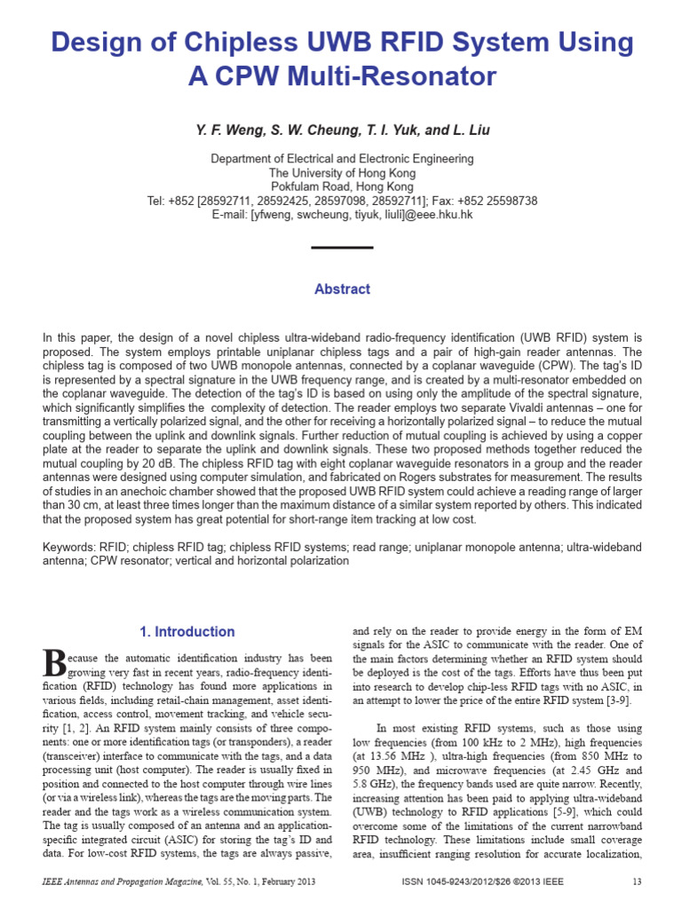 Rx Tx Vivaldi Details Pdf Antenna Radio Radio Frequency