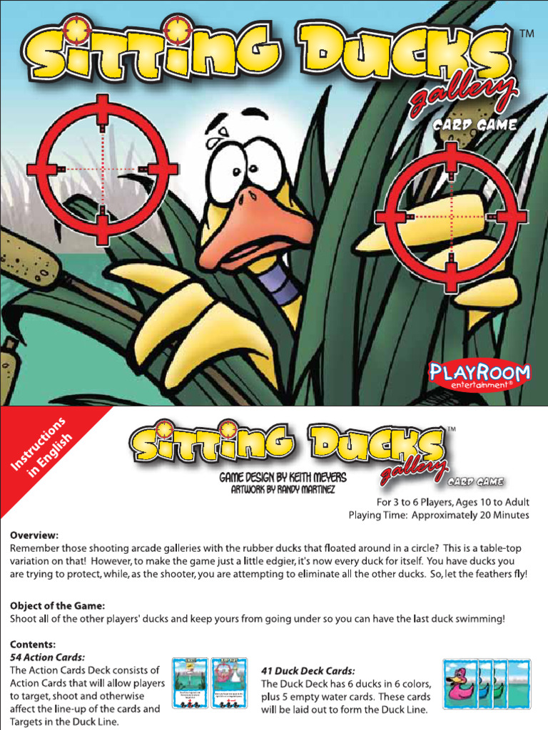 Sitting Ducks Card Game | PDF