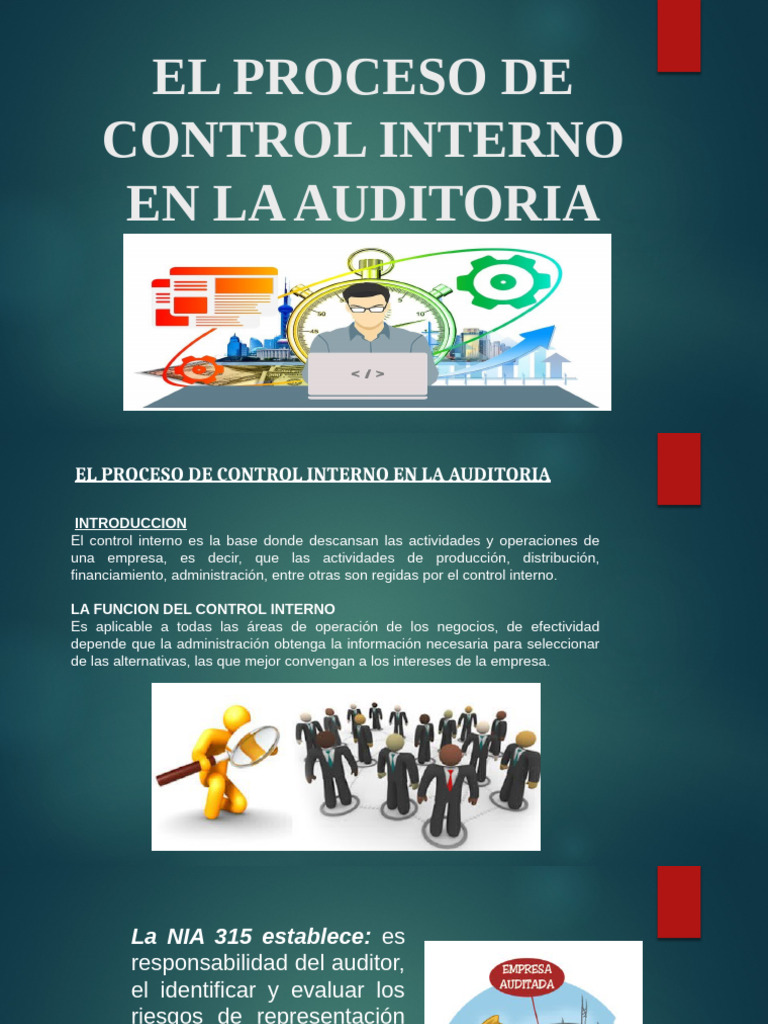 Control Interno en Auditoría Empresarial | PDF | Calidad (comercial ...