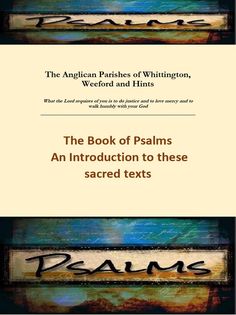 An Introduction To The Psalms Wwh Pdf Psalms