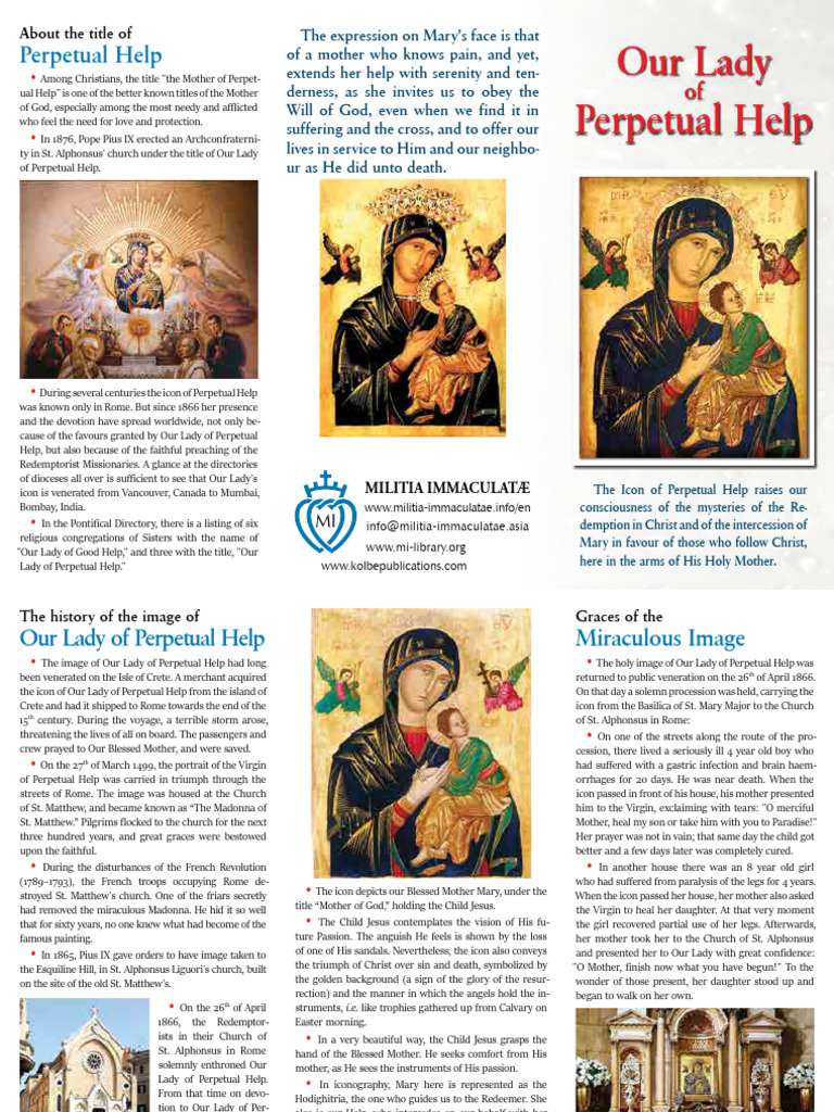 31 Perpetual Help en | PDF | Mary, Mother Of Jesus | Catholic Church