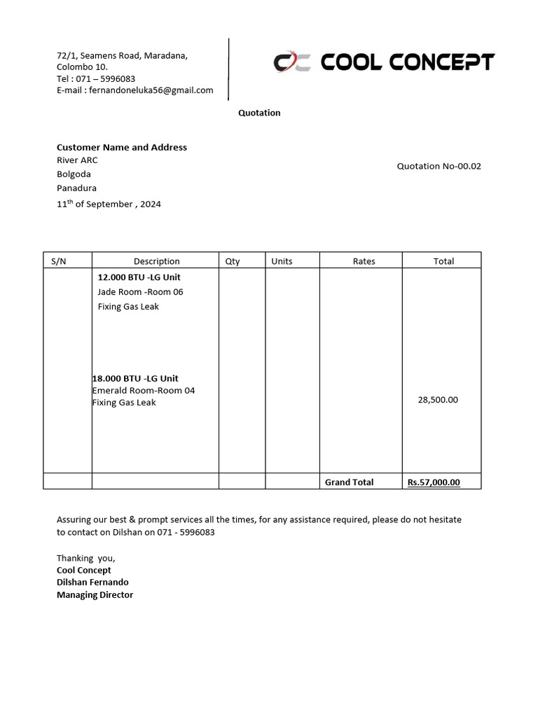 Panadura hotel gas leak pdf