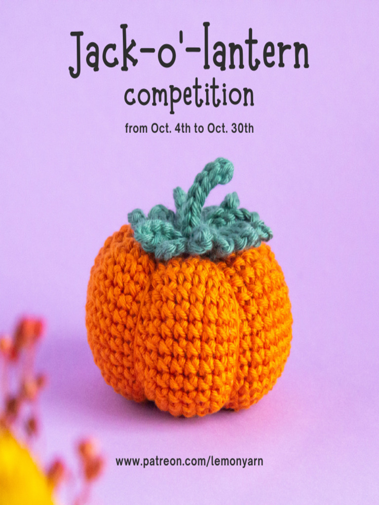 Jack-o'-Lantern Competition Crochet Pattern | PDF | Crochet | Textiles