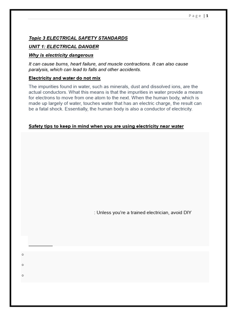 Electrical Safety Standards Overview | PDF | Insulator (Electricity ...