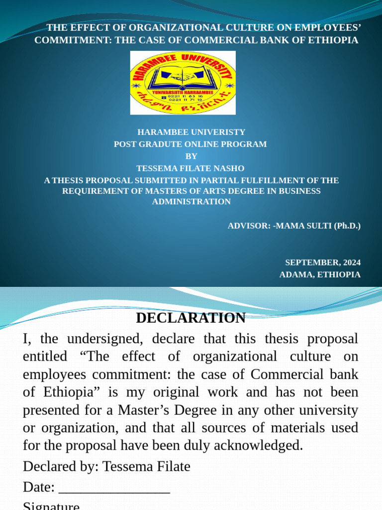 Impact of Culture on Employee Commitment | PDF | Organizational Culture ...
