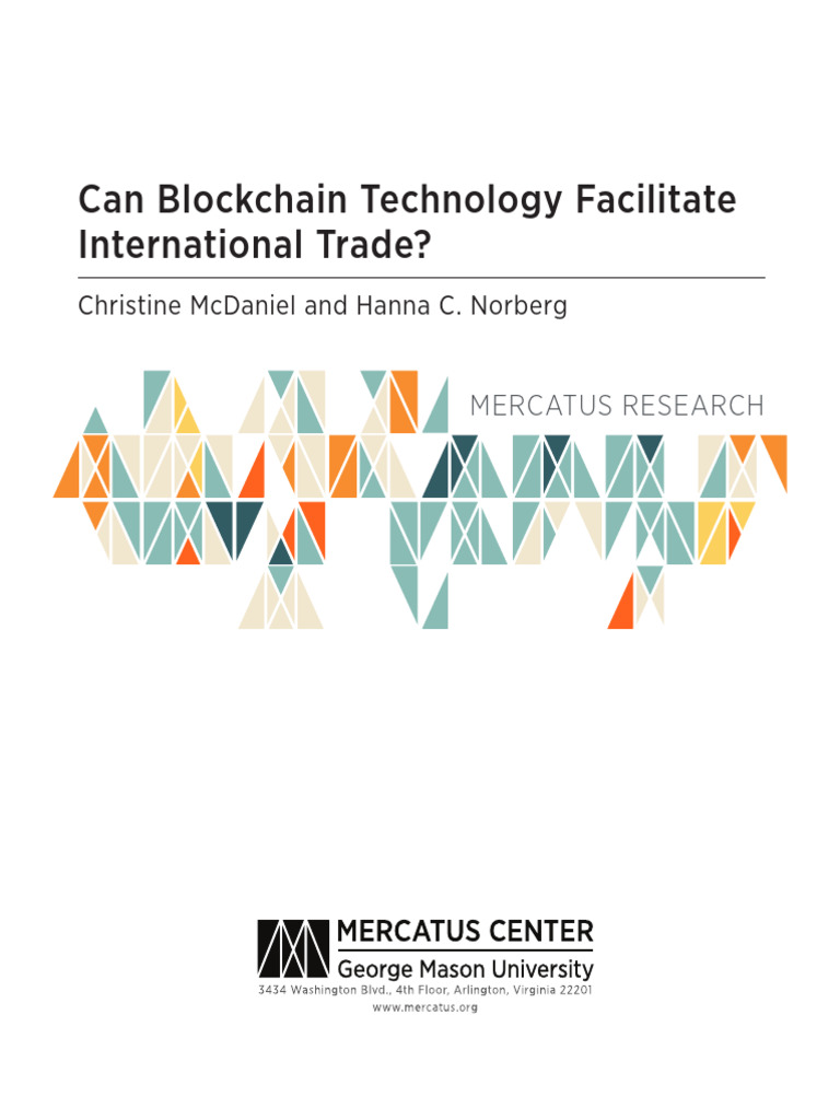 Blockchain's Impact on International Trade | PDF | Customs | Asian ...
