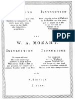 Mozart Musikalisches Würfelspiel - Dice Waltz - Gioco Per Comporre Musica Con I Dadi K.516f - IMSLP20432-PMLP47543
