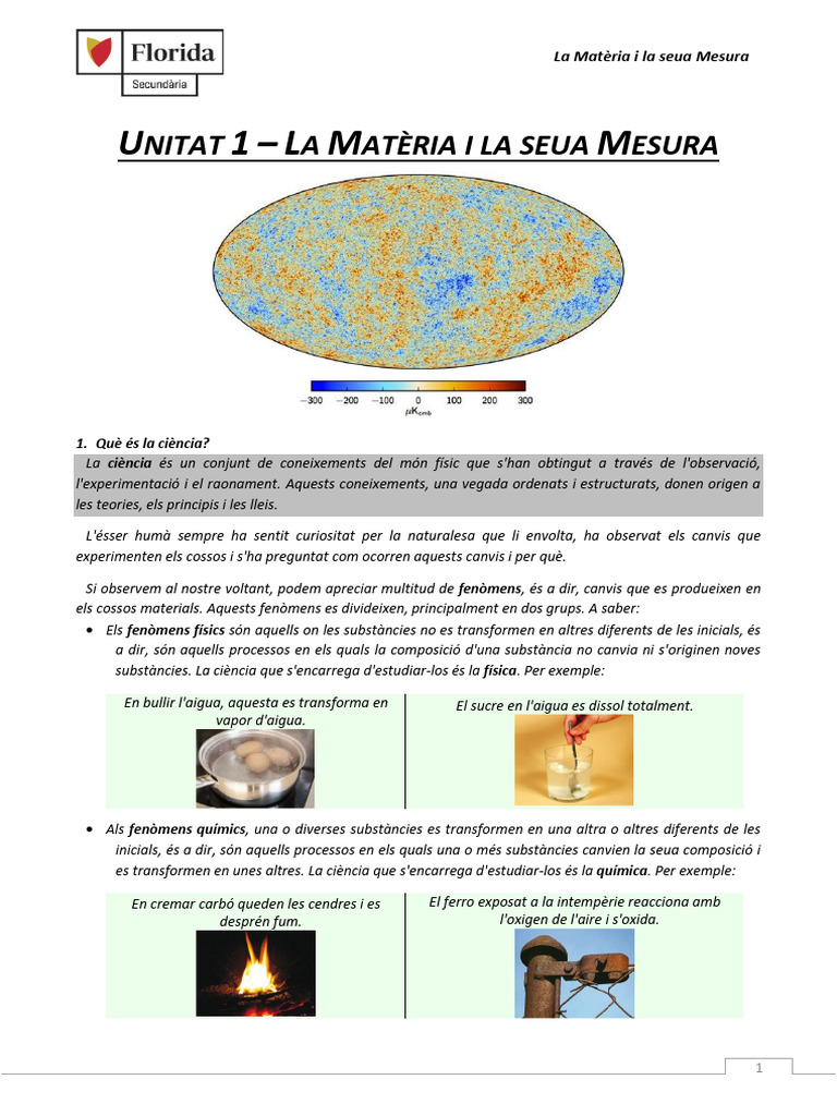 La Matèria I La Seua Mesura | PDF