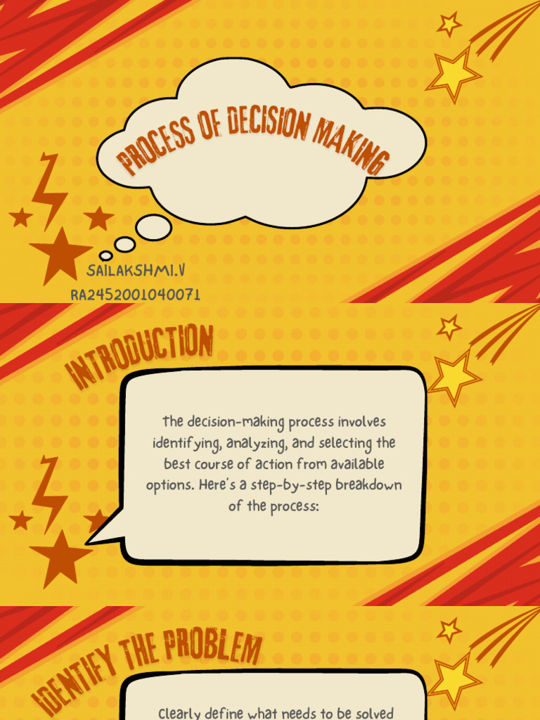 Step-by-Step Decision-Making Guide | PDF | Career & Growth | Business
