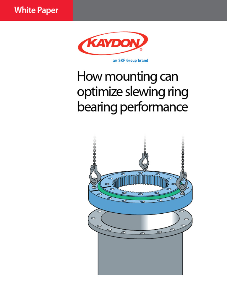 Kaydon MountingSlewingWP | PDF | Screw | Bearing (Mechanical)