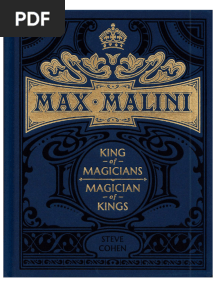 Max Malini King of Magicians Magician of Kings by Steve Cohen @MagicTuts