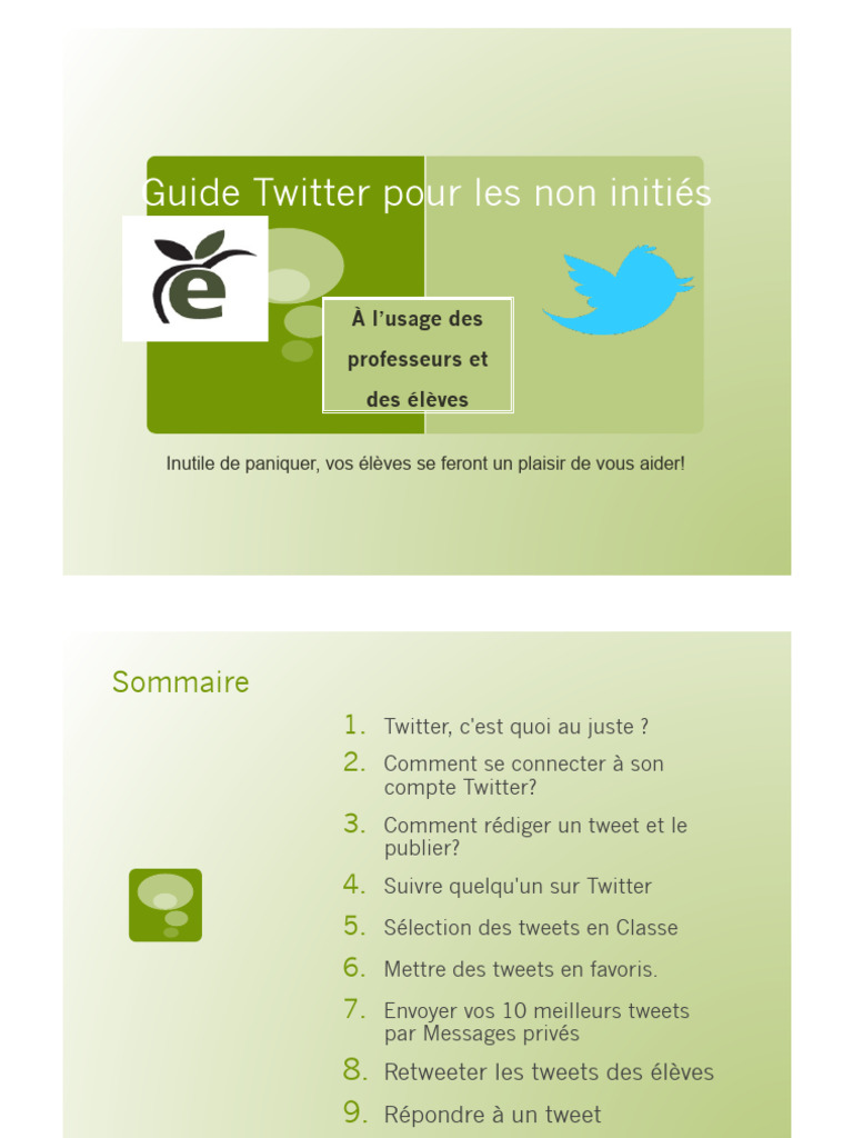 Guide Twitter20130514112812 | PDF | Informatique | Logiciel