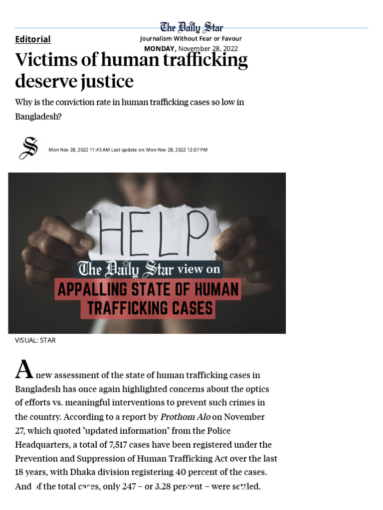 Victims of Human Trafficking Deserve Justice _ the Daily Star PDF