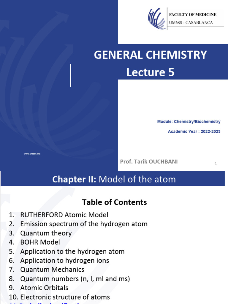 Lecture+5 General+chemistry Periodic+Table Chemical+Bonds Prof ...