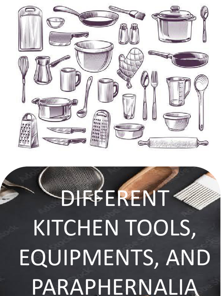 Essential Kitchen Tools and Equipment | PDF | Cookware And Bakeware ...