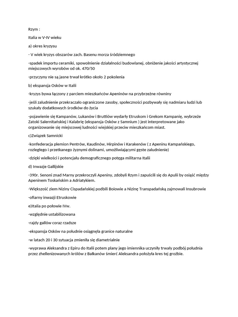 Rzym | PDF