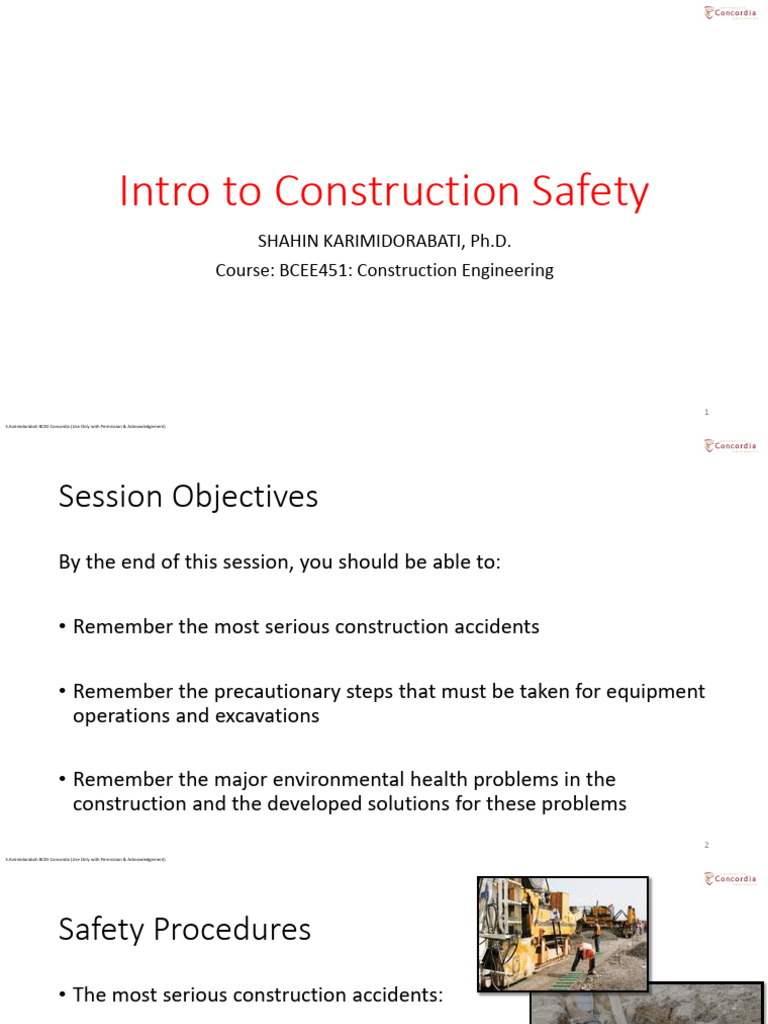 Construction Safety Essentials Overview | PDF | Safety