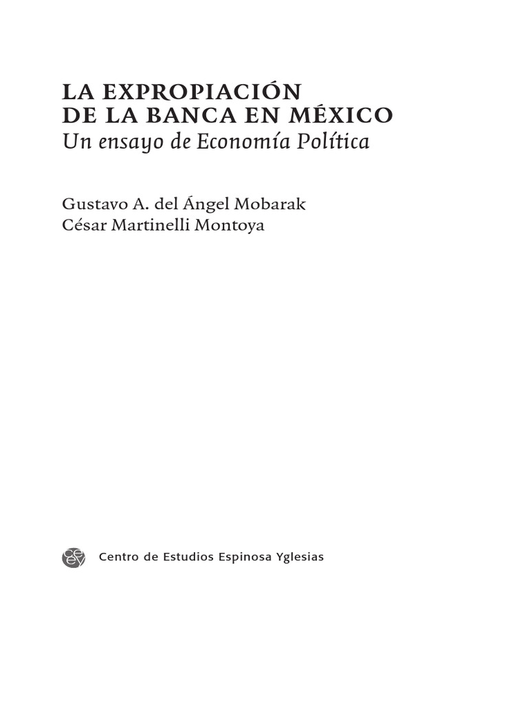La Expropiación de La Banca en México | PDF | México | Bancos