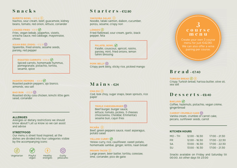 Elvy Triptych Menu en Inside | PDF | Turkish Cuisine | Foods