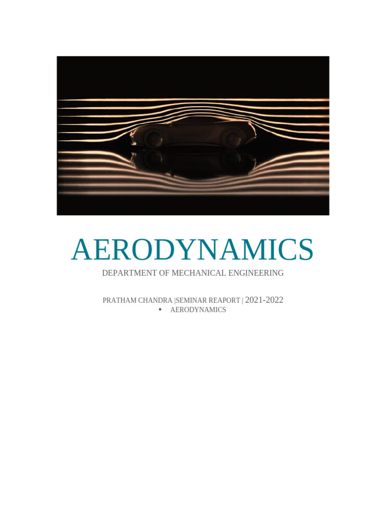 AERODYNAMICS | PDF