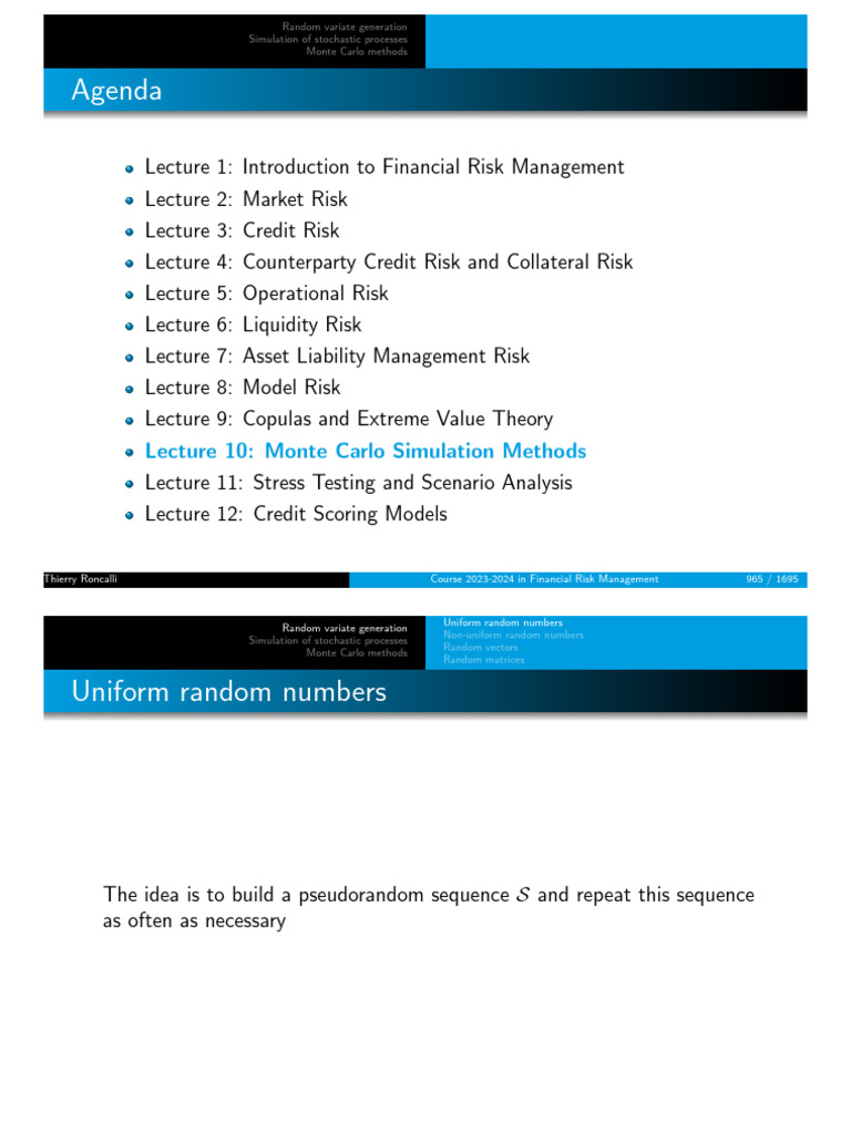 Financial Risk Management - Part 2 | PDF | Probability Distribution ...