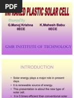Download Infra Red Plastic Solar Cell by Raghavendra Raghav SN78757524 doc pdf