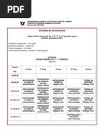 Grade Horária 2011.1