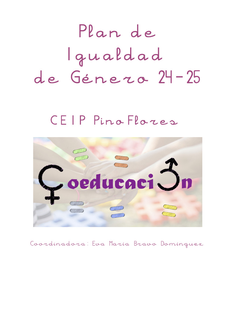 Plan de Igualdad | PDF | Igualdad de género | Estudios de género