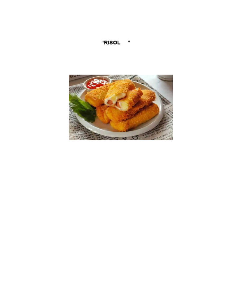 Proposal Usaha Risol Mayo | PDF | Bisnis