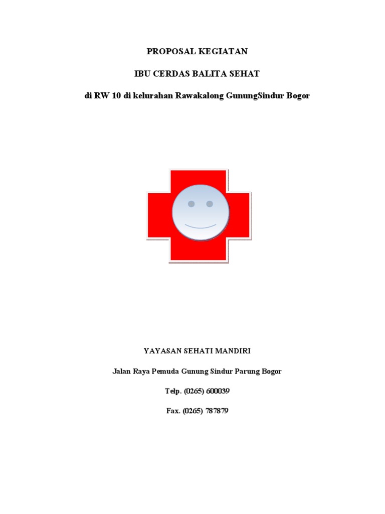 Proposal Kegiatan Posyandu