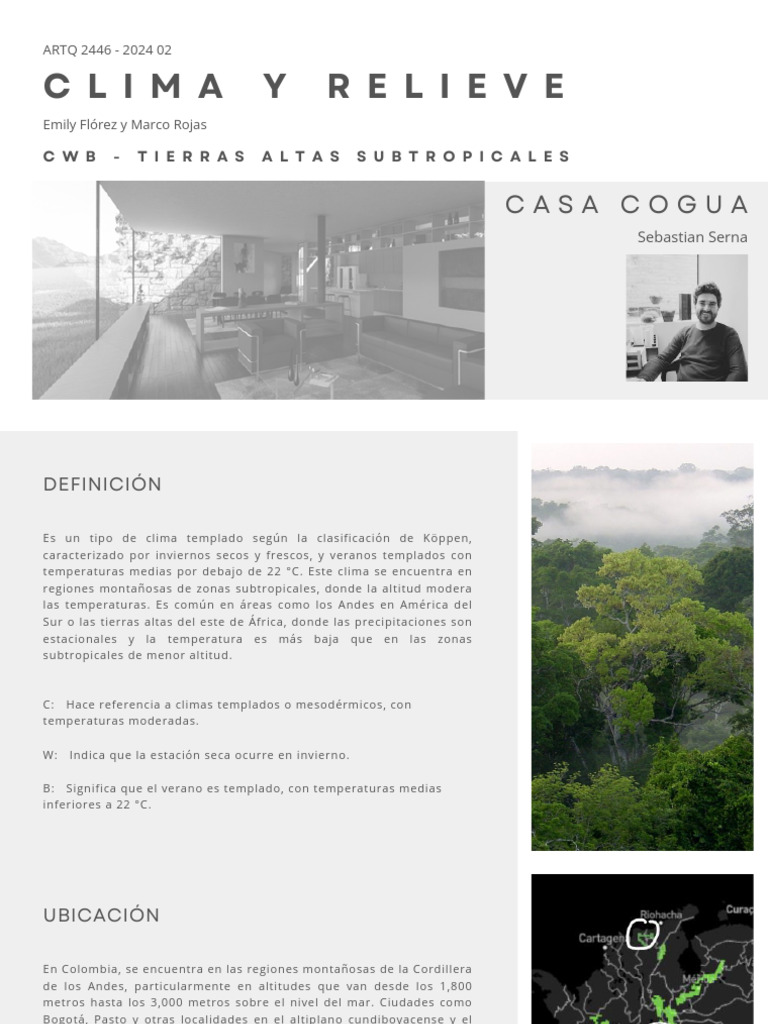 Clima Templado y Diseño Bioclimático | PDF | Clima templado | Clima