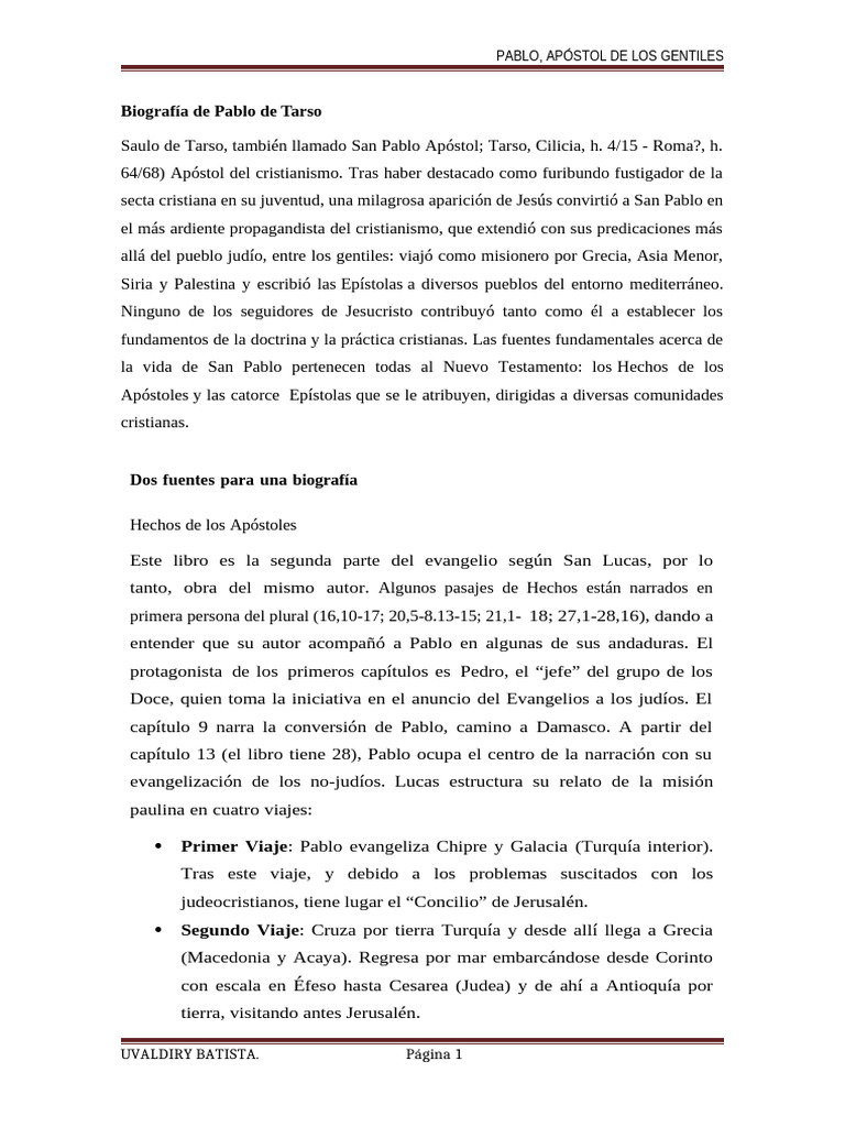Biograf a de Pablo de Tarso WORD - 1730789544