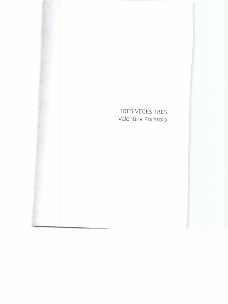 Tres Veces Tres | PDF