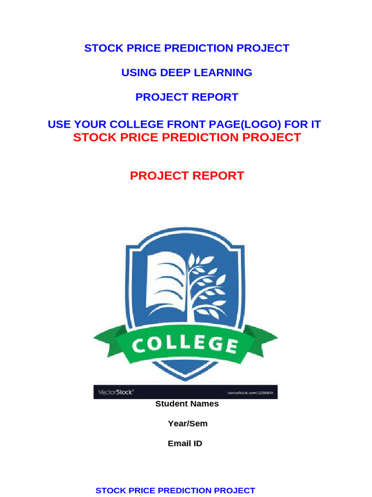 Deep Learning for Stock Price Prediction | PDF | Machine Learning ...
