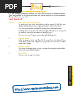 SimCity 4 Keyboard Controls Guide | PDF
