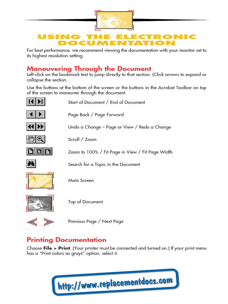 Navigating Electronic Documentation | PDF | Computers