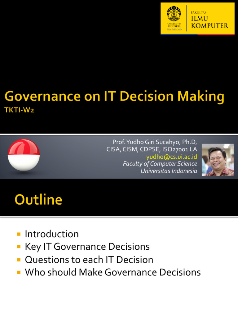 Key IT Governance Framework Insights | PDF | Strategic Management ...
