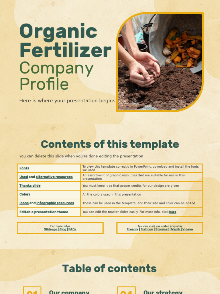 Organic Fertilizer Company Overview | PDF | Planets | Planets In Astrology