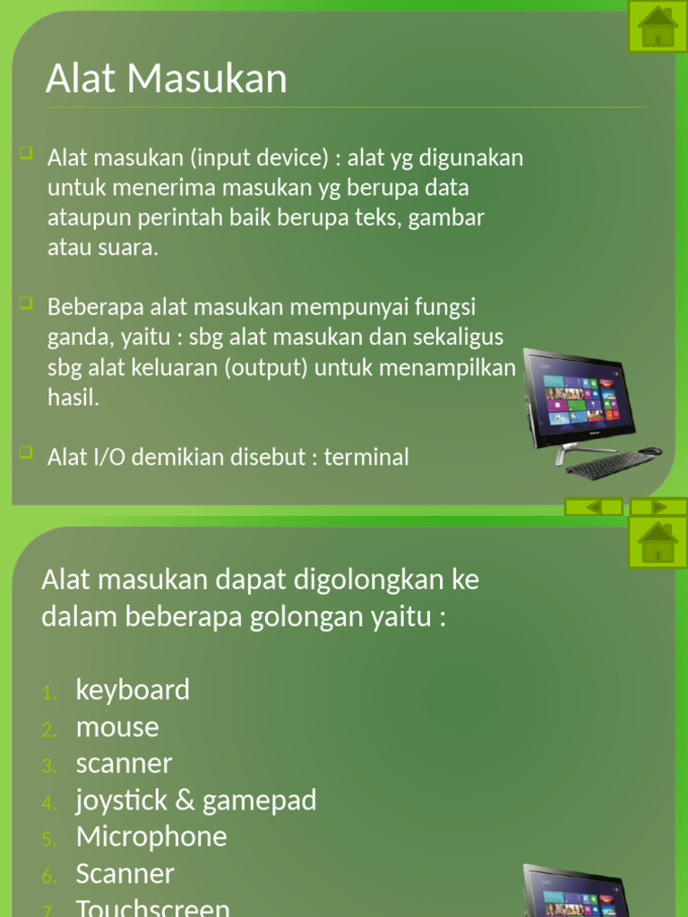 Jenis-Jenis Alat Masukan Komputer | PDF