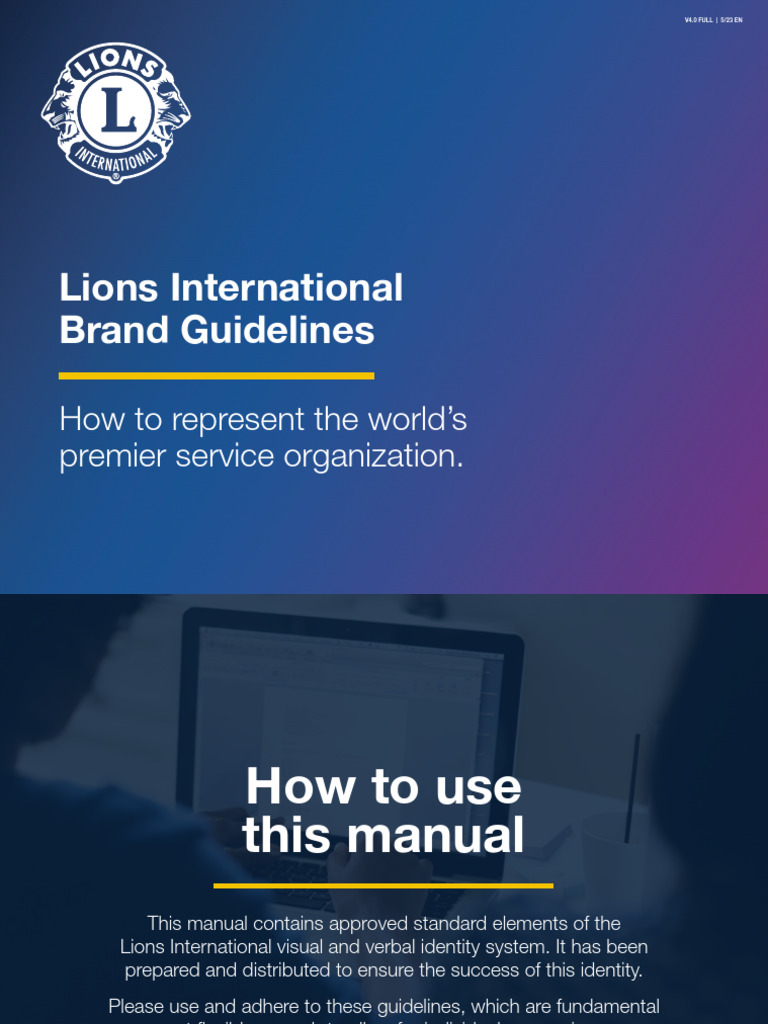 Lions International Brand Guidelines 2024 | PDF | Brand | Logos