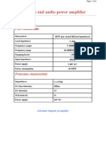 P400 hi-fi amplifier specs and diagrams