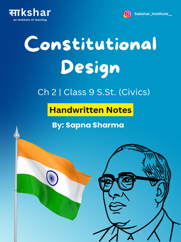 Constitutional Design: Class 9 Notes | PDF | Apartheid | Nelson Mandela