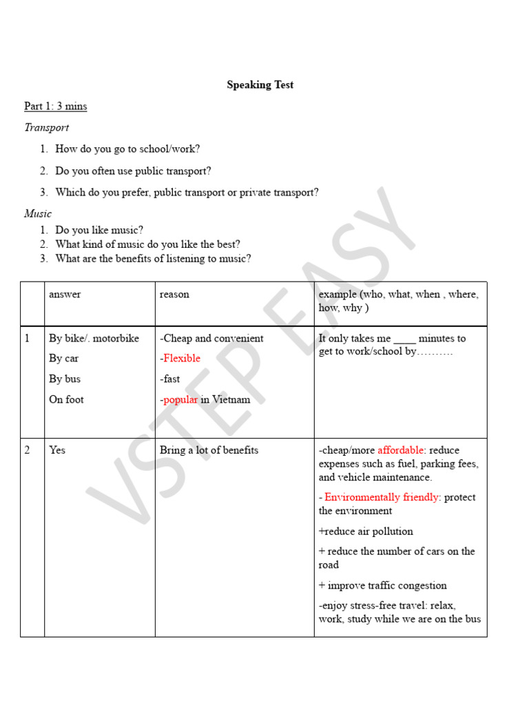 Speak 3-Final | PDF | Transport | Public Transport