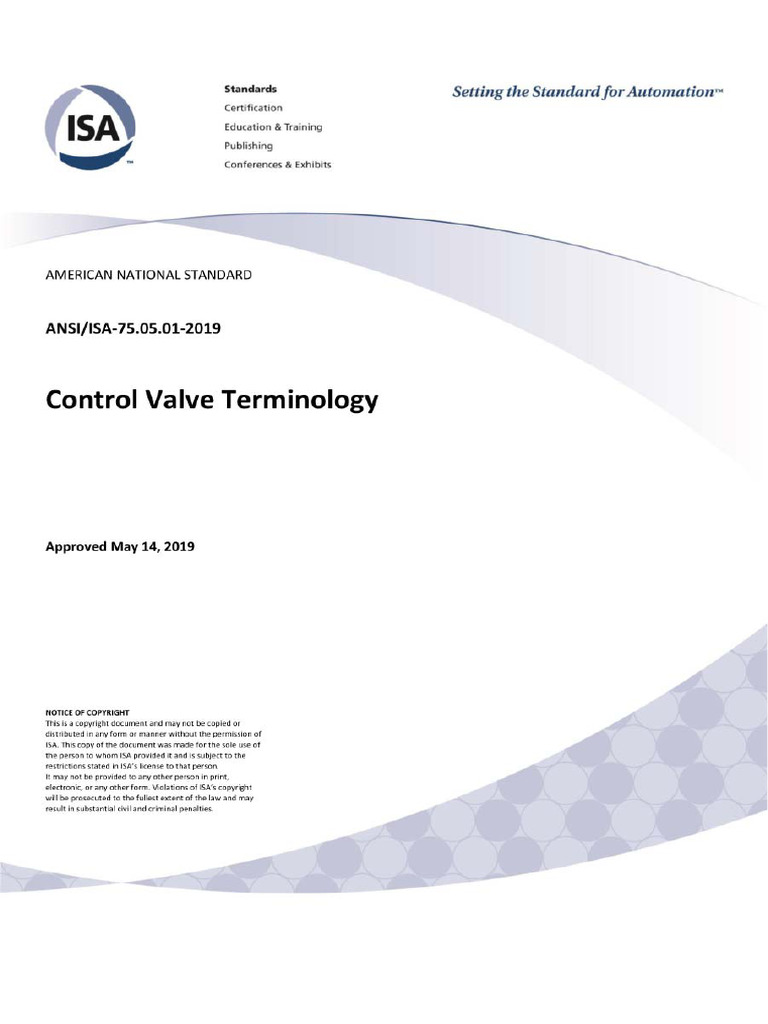 Isa 75.05.01-2019 | PDF