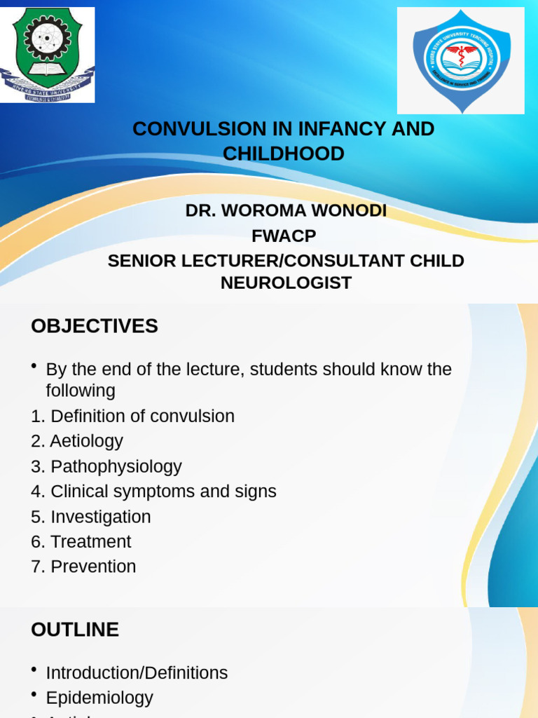 Convulsion in Infancy and Childhood-1 | PDF | Epilepsy | Neuron