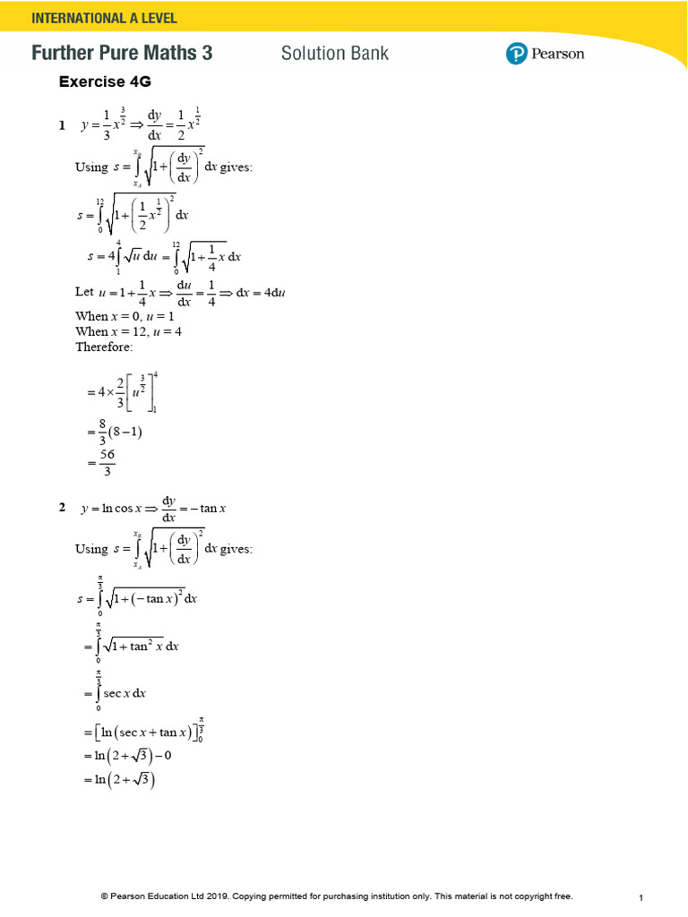 FP3 Exercise 4G | PDF | Mathematical Objects | Monopoly (Economics)
