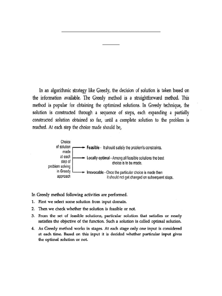 Greedy Algorithms: Design & Applications | PDF | Computational Problems ...