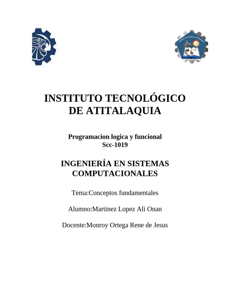 Programacion Logica y Funcional | PDF | Lenguaje de programación | Tipo ...