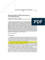 Theoretical analysis of rolling-extrusion process